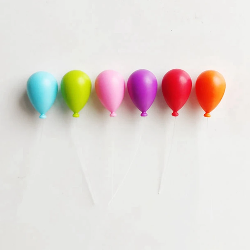 Party Supplies Jazmy 6PCS Colorful Balloon Fridge Magnets Household Fridge Magnet for Blackboard