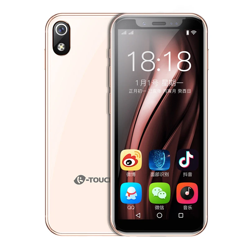 Маленький смартфон K-TOUCH I9 3,5 дюймов 3 Гб 32 г Face ID Android 8,1 2 Гб 16 Гб карманный мини Ультратонкий Роскошный телефон для мальчиков