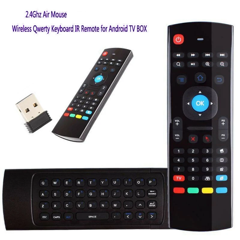

MX3 2.4G Wireless Air Fly Mouse Mini Keyboard Remote Control Android TV/Box/PC