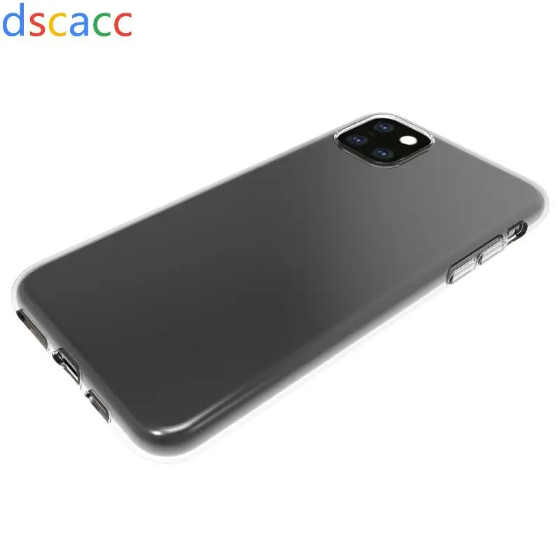 DSCACC прозрачный мягкий ТПУ чехол для iPhone 11 6,1 11pro 5,8 11 PRO MAX 6,5 X XS 5,8 XS Max 6,5 100 шт