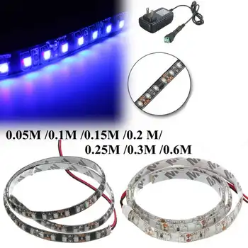 

IP65 Waterproof LED Strip 12V Ultraviolet Purple 3528 Flexible Black Light with US Plug LED Strip Light