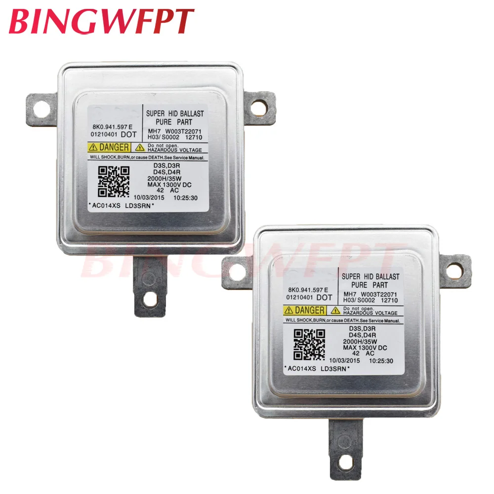 2x фар балласт ксенона 8K0941597E/W003T22071 для Audi A1 A3 A4 A5 A6 A7 A8 Q3 для V-W CC Шкода D4S D4R ксеноновая лампа - Цвет: 2PCSballast