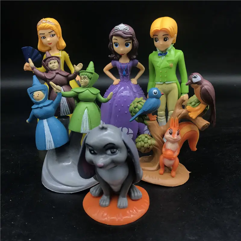 

6pcs/set 8-13cm Sofia princess Action Figure Anime Decoration PVC Collection Figurine Toy model for children
