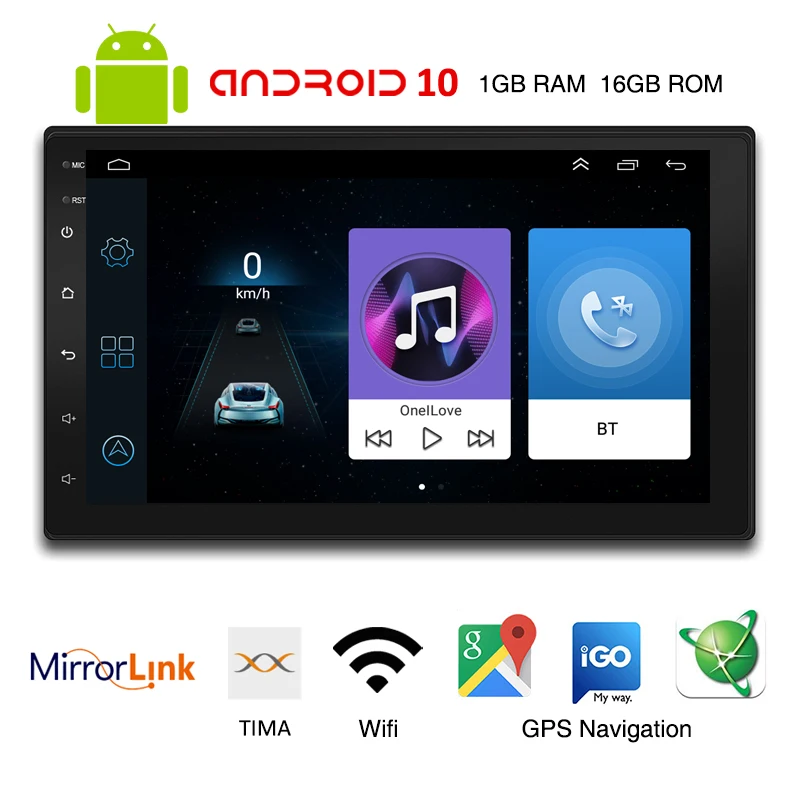 2 Din Car Radio CarPlay Wireless Android-Auto Bluetooth Mirror Link MP5  Player Aux USB Stereo Multimedia System Head Unit FS06W - AliExpress