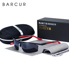 BARCUR, алюминиевые мужские солнцезащитные очки, поляризационные, солнцезащитные очки, мужские аксессуары, спортивные очки для мужчин