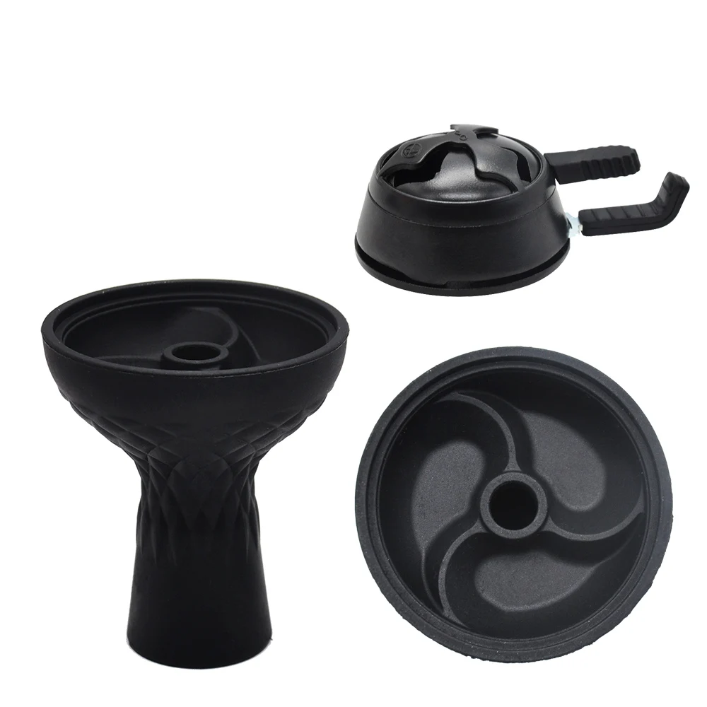 

COURNOT Vortex Silicone Shisha Hookah Bowl with Kaloud Charcoal Burner For Shisha Tobacco Chicha Narguile Hookah Accessories