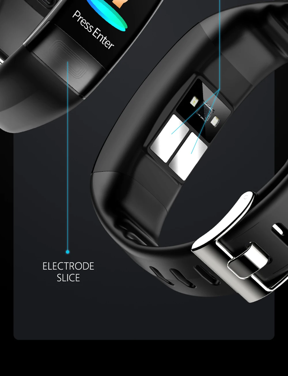 bluetooth-гарнитура Смарт Браслет-трекер монитор сердечного ритма здоровья Bluetooth smartwatch Браслет Спорт Смарт