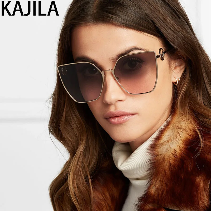 Новое поступление 2019 стимпанк Солнцезащитные очки женские градиентные