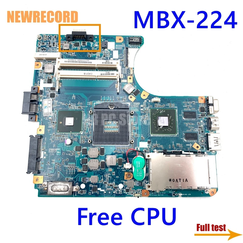 NEWRECORD для Sony MBX-224 M960 REV: 1 1P-009CJ01-8011 A1771569A Материнская плата ноутбука HD5650M ГБ DDR3