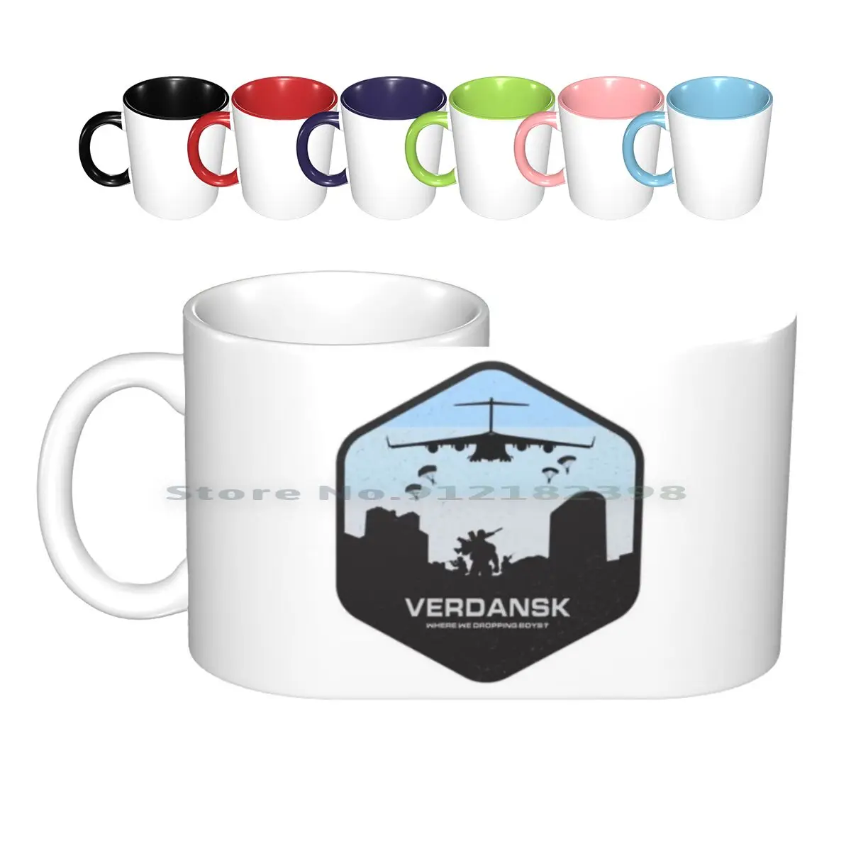 Verdansk Warzone Battle Royale Tazze In Ceramica Tazze Da Caffè Tazza Da Tè Al Latte Moderna Guerra Moderna Warzone Warzone Black Ops