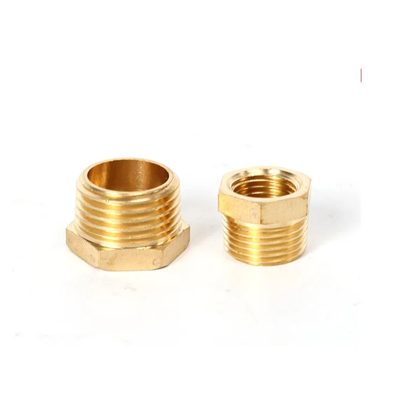 

Brass Hose Fitting Hex Reducer Bushing M/F 1/8" 1/4" 3/8" 1/2" 3/4" BSP Male to Female change Coupler Connector Adapter