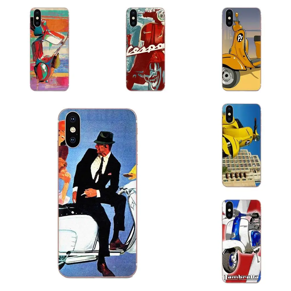 Vespa скутер роскошный модный 2d для LG K50 Q6 Q7 Q8 Q60 X power 2 3 Nexus 5 5X V10 V20 V30 V40 Q стилус Мягкий