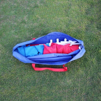 

Portable Sandbags Game Set Foldable Kids Parents Toss Game Board Set Indoor Outdoor Chipping Pitching Cages Playground Mats