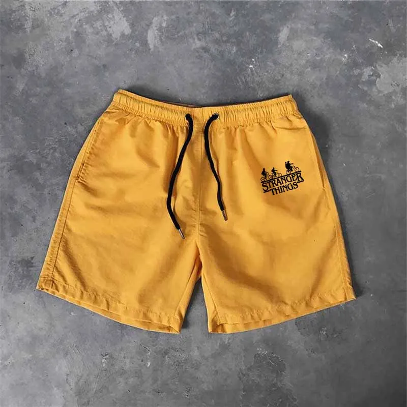 yellow-2 Howl Lofty модные брендовые мужские шорты весна лето Мужские Спортивные штаны Фитнес, бодибилдинг, тренировка мужские модные шорты - Цвет: yellow-2