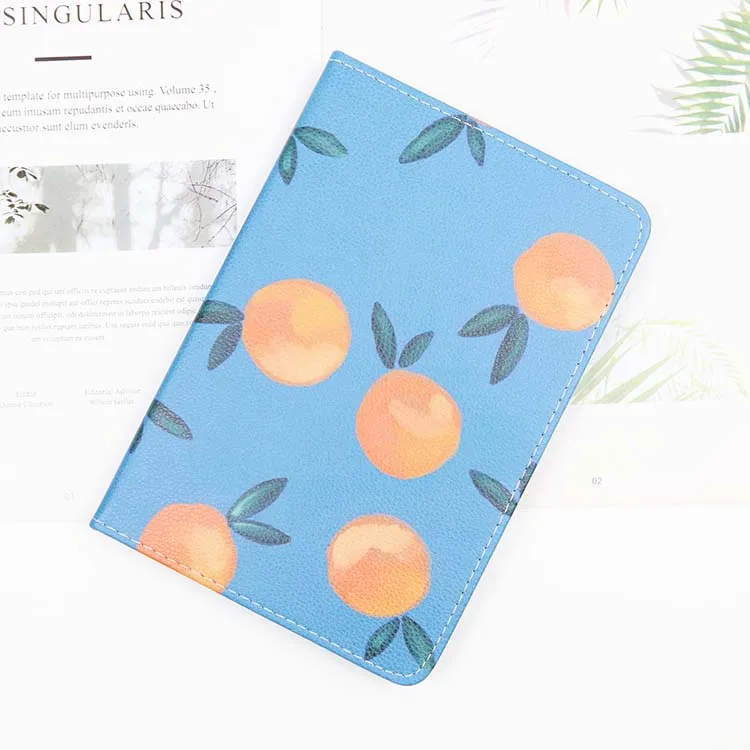 Для Ipad Ipad Air 1 2 Ipad Mini 1, 4, 5, Ipad 2 3 4 из искусственной кожи милый оранжевый медовый персик чехол с откидной крышкой для телефона с закаленное Стекло чехол