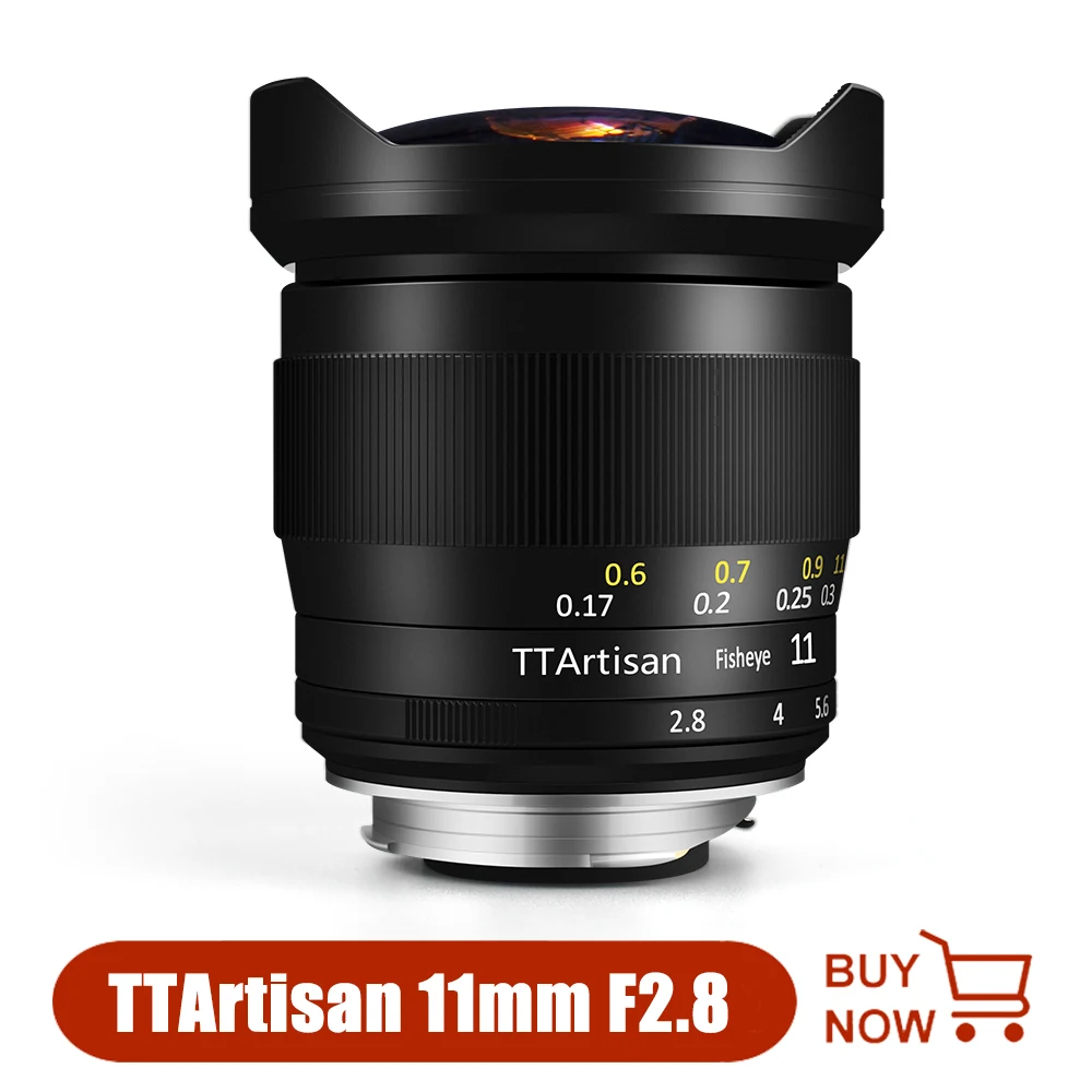 Ttartisan 11mm F2.8 Full Frame Fisheye Lens For Sony E Leica