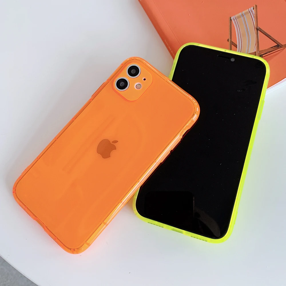 Neon Soft Silicone iPhone Case