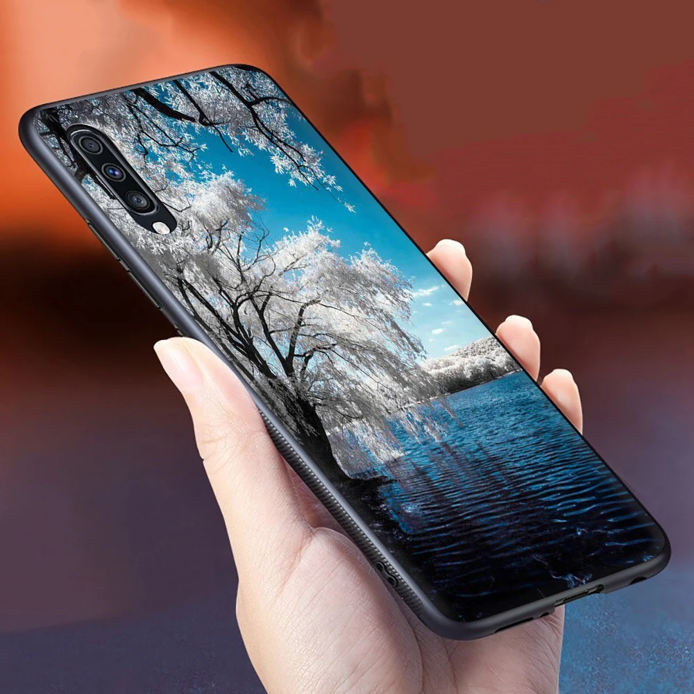 Дерева природы мягкий силиконовый чехол для телефона для samsung A2 Core A10s A20E A20s A30s A40s A50s A60 A70s - Цвет: B3