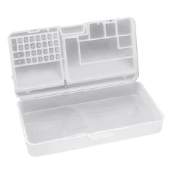 Boîte de rangement pour iPhone, outils de réparation de conteneurs téléphones mobiles, boîte de rangement pour écran LCD carte mère IC composants d'organisation 10 pièces/lot 