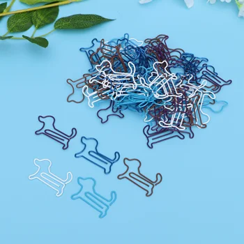 

60pcs Durable Shape Creative Lovely Dog Shape Paper Clips School Office Supplies