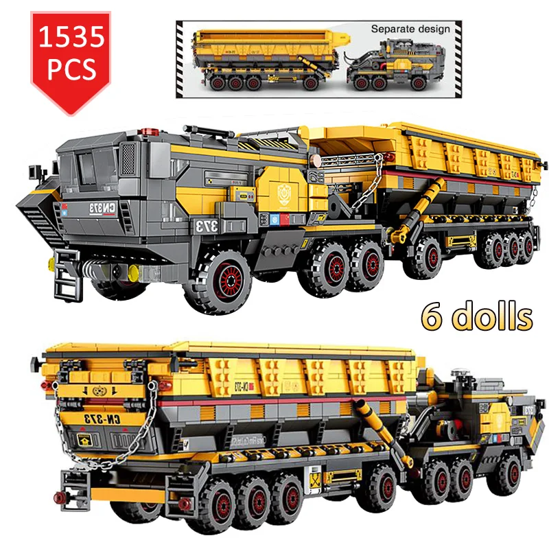 

The Wandering Earth car astronaut Building Blocks Sets technic city Carrier vehicle Truckbrick city children kid Toys