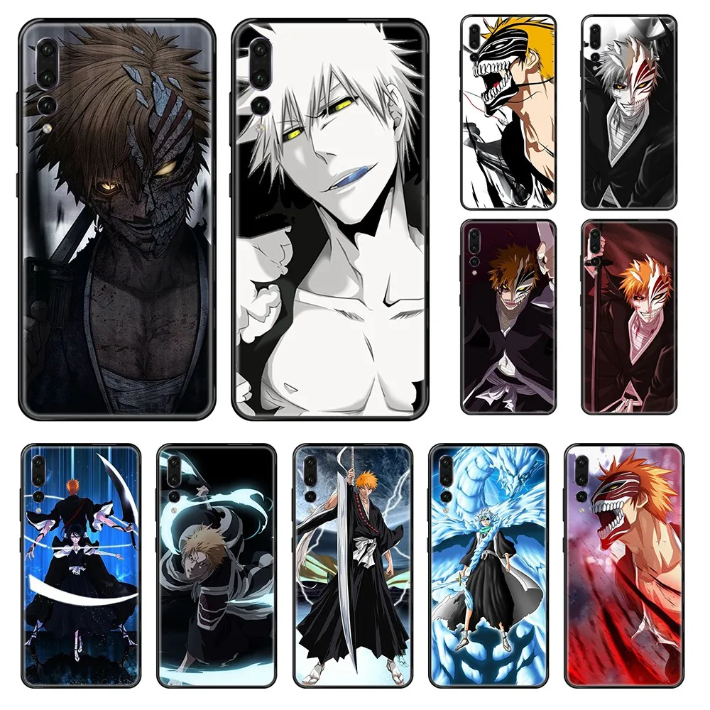 Japan Anime Bleach pretty silicone back shell black Phone case For Huawei P 8 10 20 30 Smart Plus 2019 Z Lite Pro 2017 | Мобильные