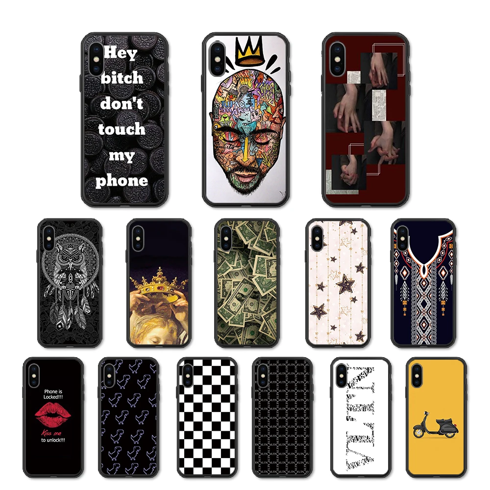 Silicone Case for vivo V5 67 V5s V5Lite Y66 Plus Shockproof fundas Y17 Y53 Y55 Y69 Y71 Y81 Y81s Y91C Y93 Y95 Y91 luxury fashion | Мобильные