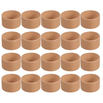 

20Pcs Children DIY Craft Paper Rolls Round Brown Painting Cardboard Tubes