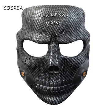 

Cosrea Game Death Stranding Mask Die-Hardman Mask Resin Masks Props Halloween Coaplay Half Face Headgear Drop Shipping Men Adult