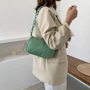

2020 fashion simple temperament ladies shoulder bag shoulder bag I9H6