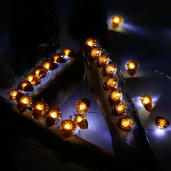 

Adeeing LED Pinecone String Lights 8Functions Copper Wired Lamp for Halloween Christmas