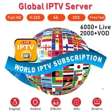 Глобальная Европа IPTV M3U Subsrciption Испания Португалия Netherland турецкий Канада 1 год IPTV код Франция арабский VOD xxx стабильный iptv