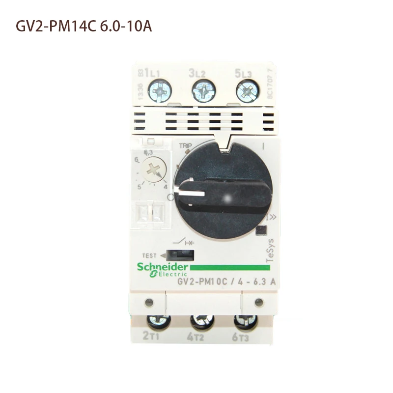 

Genuine 3P Thermal Magnetic Circuit Breaker GV2PM14C Motor Protection Switch Knob Control Setting Current Range 6-10A 100KA