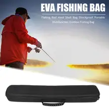 Рыболовная Портативная сумка для хранения удочек, креативная и уникальная практичная рыболовная снасть, Жесткий Чехол, противоударный пакет 540x115x50 мм