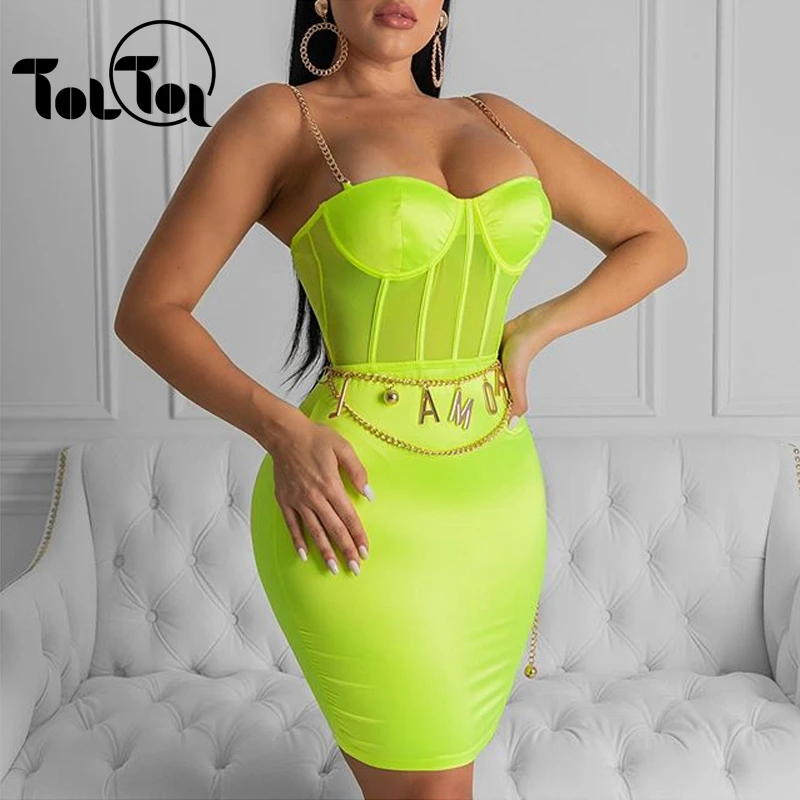 

Ladies Club Party Dress Sexy Mini Spaghetti Strap Sheath Dress Women Casual Fashion Solid Slim Fit Bodycon Dress