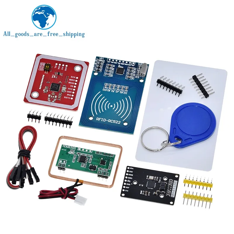 TZT NFC RFID Modul RC522 MFRC-522 PN532 RDM6300 kits S50 13.56 mhz 125khz 6cm vel HTML elem SPI Ír & Leolvas számára arduino Egyesült Nemzetek 2560 