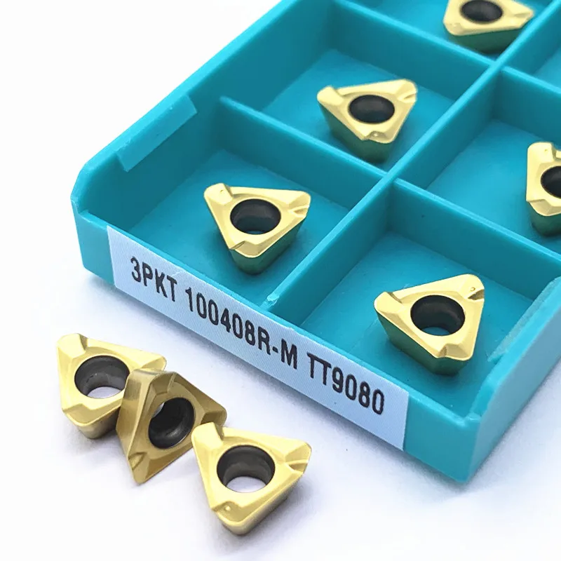 3PKT100408R M TT9080 Carbide Inserts Lathe Cutter Turning Tool CNC