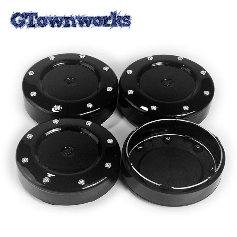 4pcs 102mm Car Wheel Center Hub Aesthetic Caps Fit For C813602 81232090F Rim Badge Styling Black ABS | Автомобили и мотоциклы