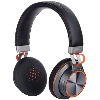 

New REMAX RB-195HB Bluetooth 4.1 Wireless Headset One for Two PU Headphones