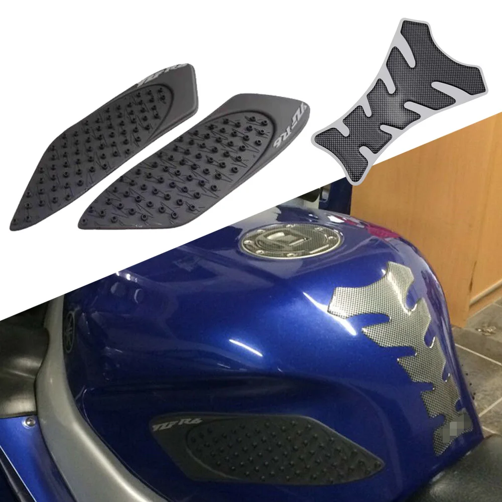 Для 06 07 Yamaha YZF 600 R6 2006 2007 YZFR6 YZF-R6 противоскользящие накладки на бак боковое газовое