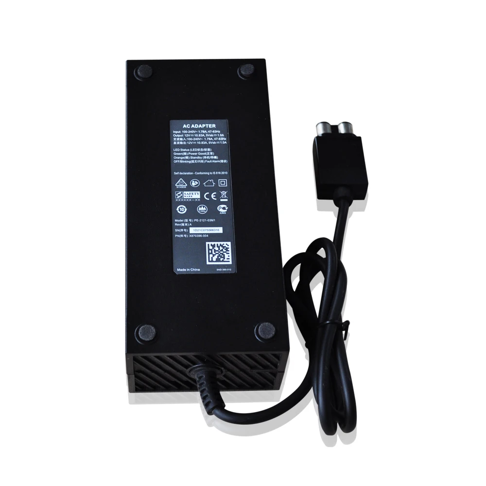 OSTENT Cable de alimentación para Consola Microsoft Xbox One, adaptador de CA con enchufe