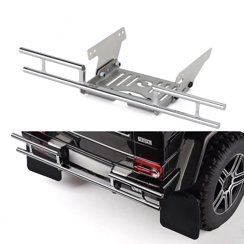Simulation Metal Rear Bumper for TRAXXAS TRX4 -G500 TRX6 1/10 Electric Remote Control Climbing Car Crawler