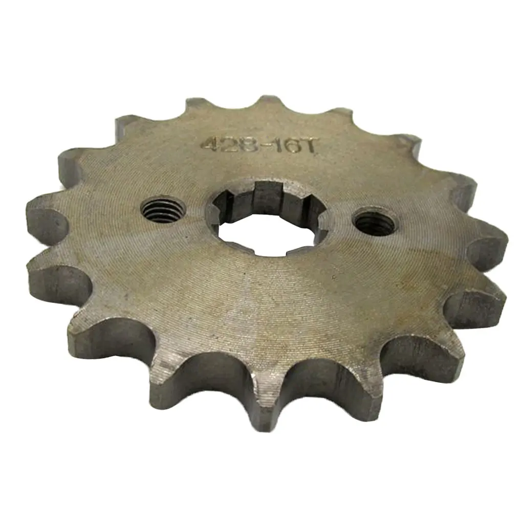 Chain 428 16 Tooth Front Engine Sprocket Dirt Pit Bike ATV Moped 17mm Shaft