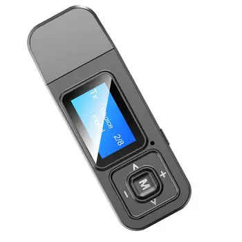 

Wireless 5.0 New Lcd Display Adapter Usb Receiver Transmitter Integrated Hands Free Call Aux Receiver