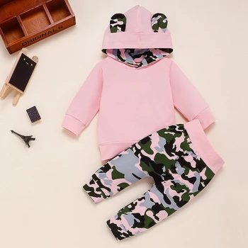 

2020 Newborn Baby Girl Clothes Autumn Winter Hoodie+Pant Costume Outfit Suit Infant Clothing For Baby Sets