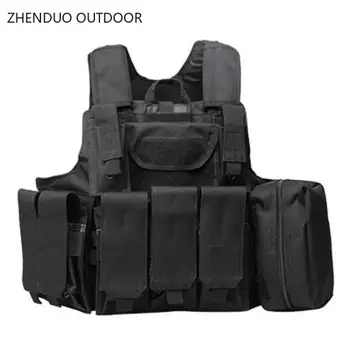 

ZHENDUO OUTDOOR 1000D Nylon Molle System Ghost Tactical Vest protective clothing for outdoor camping