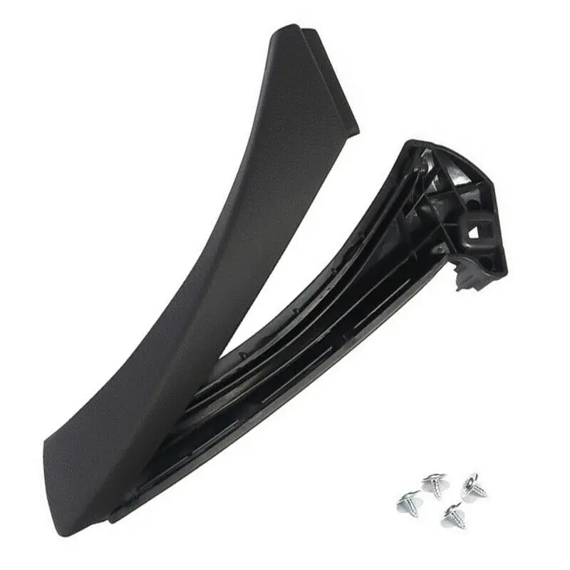 Right Side Door Handle Panel Black For BMW E90 328i Replacement Inner