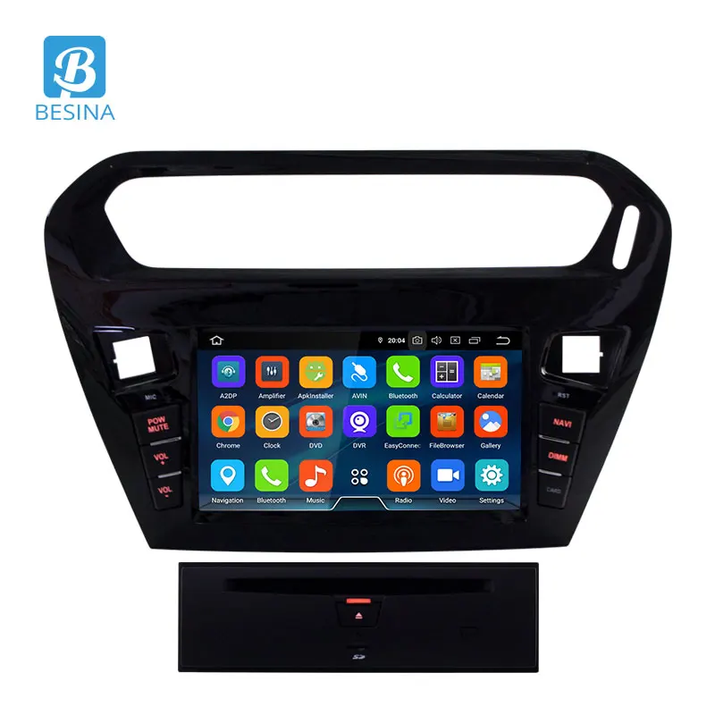Flash Deal Besina Android 9.0 Car DVD Player For peugeot 301 Citroen Elysee Radio 2013 2014 2015 2016 Multimedia GPS Navi WIFI Octa C 1