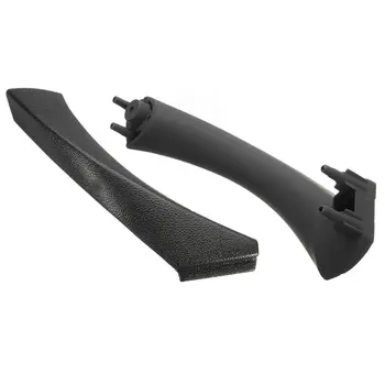 

Right Side Black Inner Outer Door Panel Handle Pull Trim Cover For BMW E90 E91 3-Series Inside door handle + cover
