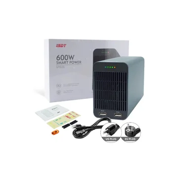 

ISDT SP2425 BattGo 600W 25A LED Indicator Light Smart Power Supply Adapter With Dual USB Charging Output - EU Plug